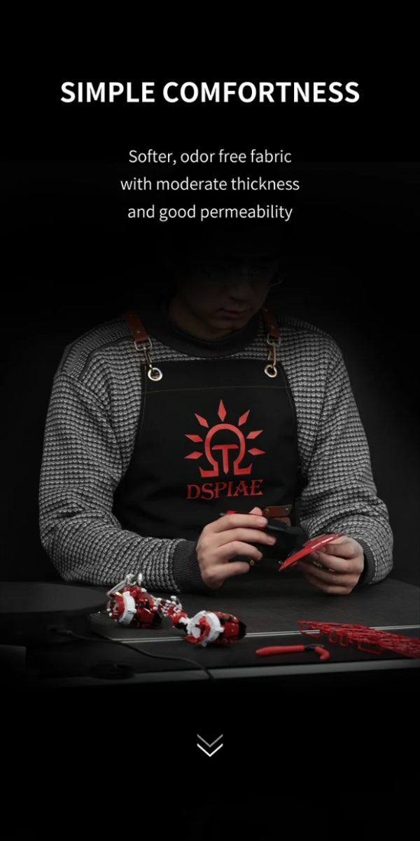 DSPIAE CAN-01 Canvas Working Apron / Płócienny fartuch roboczy – immagine 7