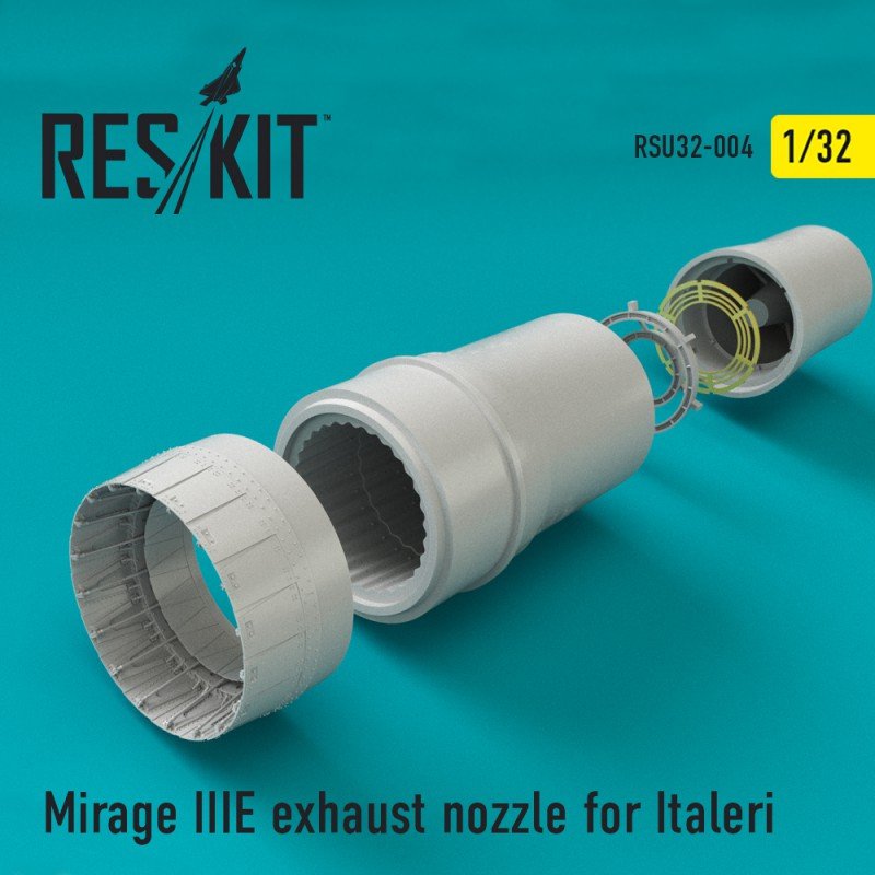 RESKIT RSU32-0004 Buse d'échappement Mirage IIIE pour Italeri 1/32