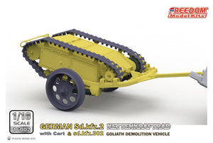 Freedom 16002 ALLEMAND SD.KFZ.2 KETTENKRAFTRAD &amp;amp; SD.KFZ.302 VÉHICULE DE DÉMOLITION GOLIATH 1/16 – image 8