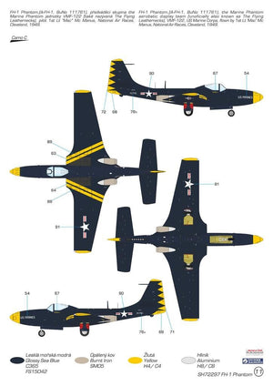 Special Hobby 72297 FH-1 Phantom Demonstration Teams and Trainers 1/72 – immagine 6