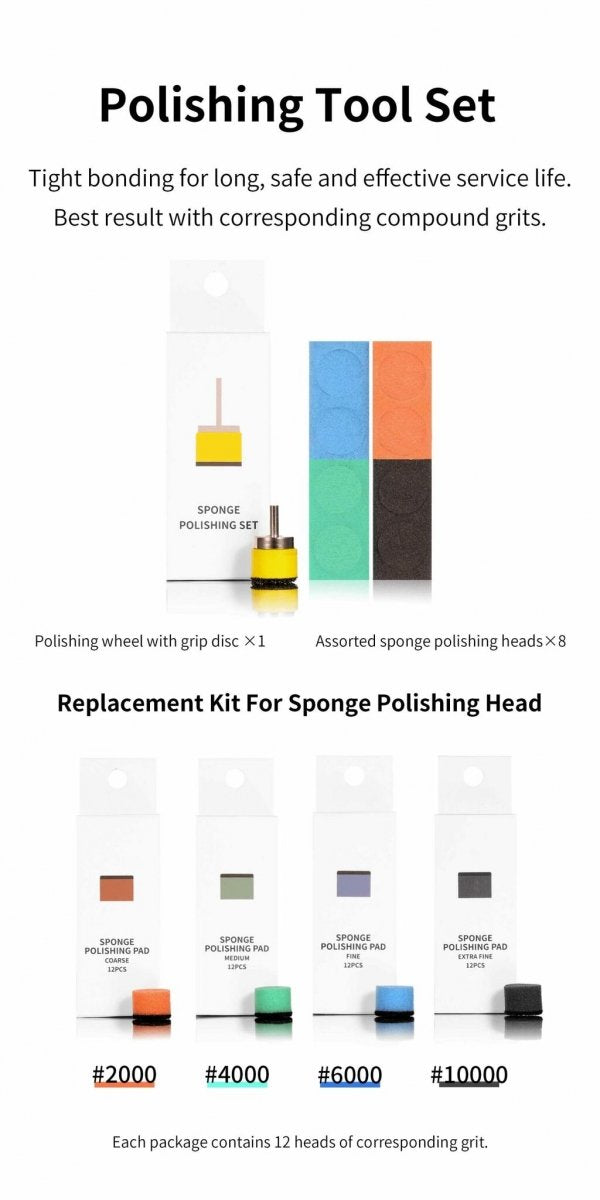 DSPIAE SPP-S01 Sponge Polishing Set – Bild 2