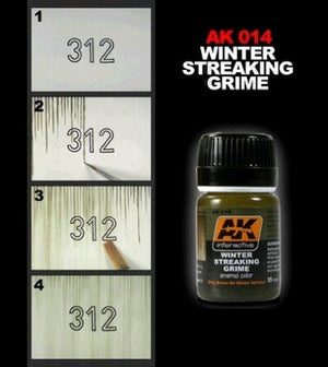 AK Interactive AK014 Winter Streaking Grime 35ml – Bild 2