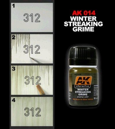 AK Interactive AK014 Winter Streaking Grime 35ml – Bild 2