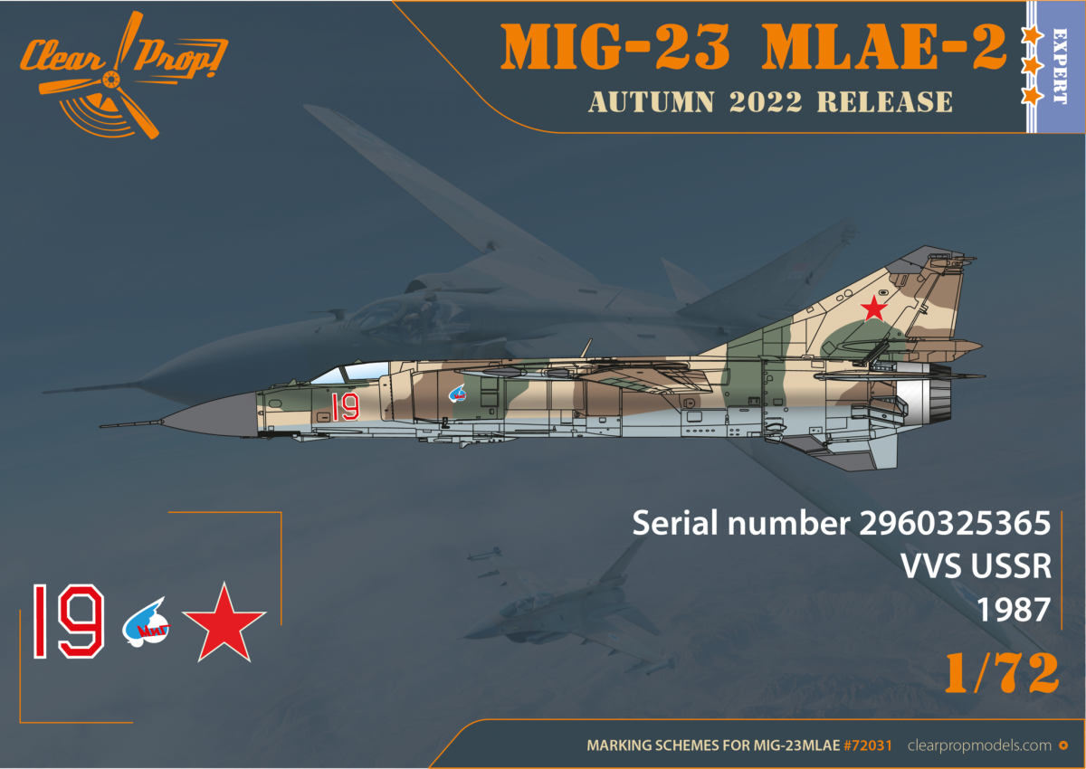 Clear Prop! CP72031 MiG-23MLAE-2 Flogger-G EXPERT KIT 1/72 – Bild 9