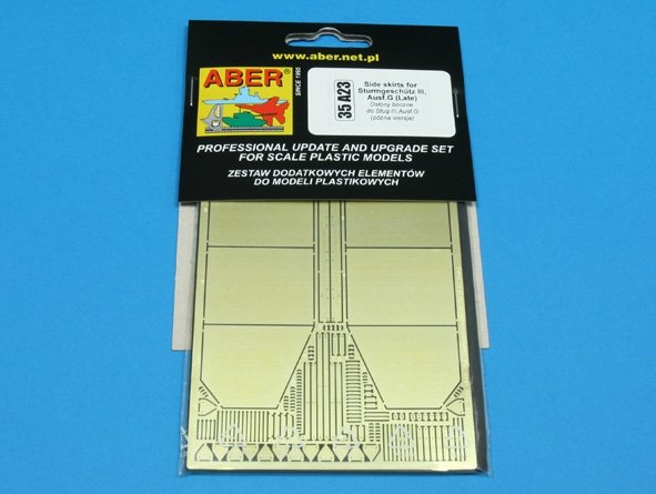 Aber 35A023 Jupes latérales pour Sturmgeschutz III (tardif) (1/35) – image 3