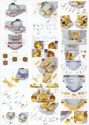 Pontos 35028F1 USS DDG-92 Momsen Flight IIa Detail Up Set 1/350 – immagine 12