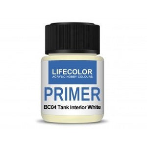 Lifecolor BC04 Acrylic Primer Tank Interior White 22ml – imagen 2