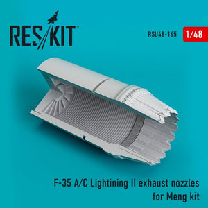 RESKIT RSU48-0165 Buses d&amp;#39;échappement F-35 A/C Lightning II pour maquette Meng 1/48