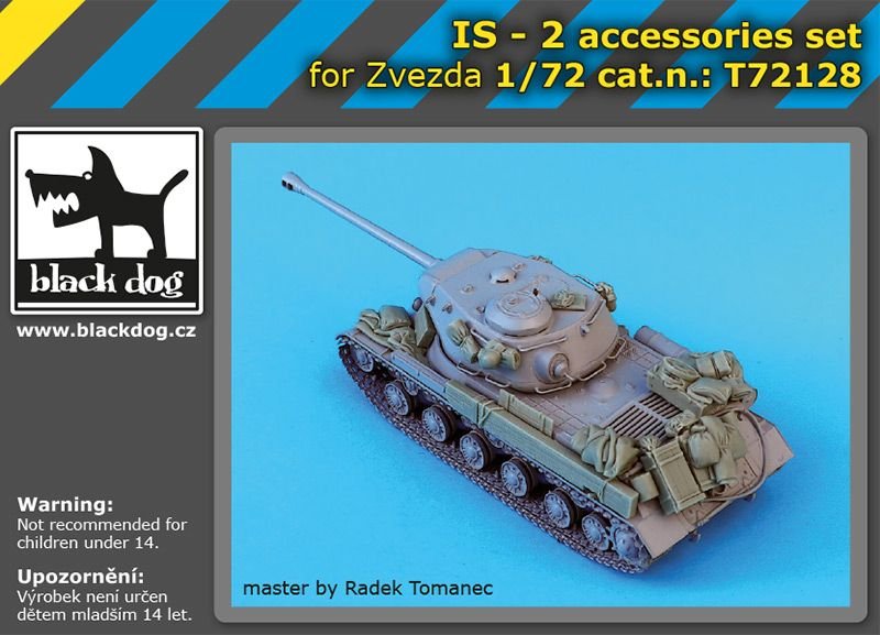 Ensemble d&amp;#39;accessoires Black Dog T72128 IS-2 au 1/72 – image 8