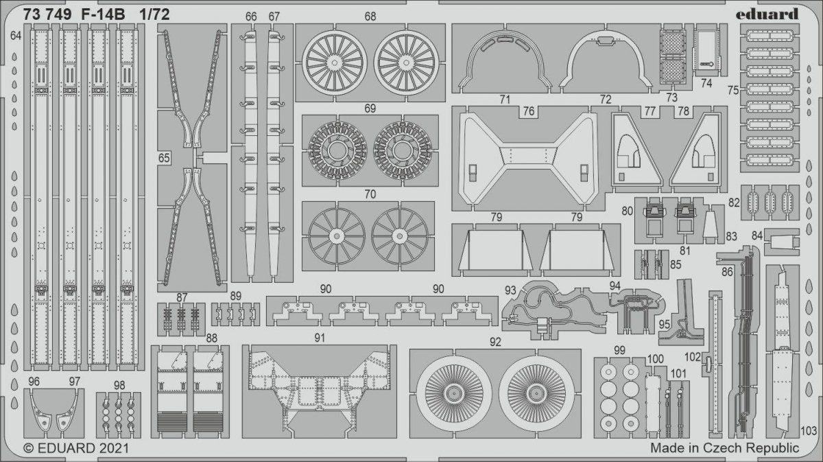 Eduard 73749 F-14B GREAT WALL HOBBY 1/72 – image 2