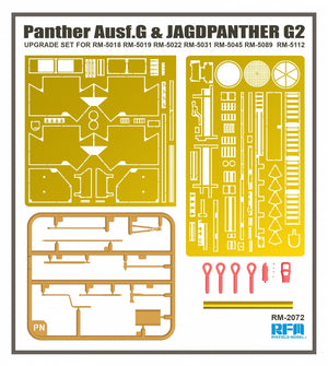 Rye Field Model 2072 Panther Ausf.G UPGRADE SET 1/35 – immagine 3