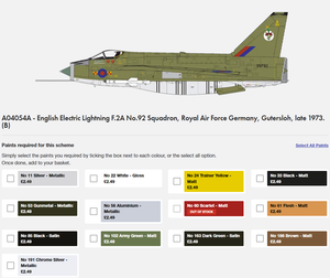 Airfix 04054A English Electric Lightning F.2A 1/72 – immagine 2