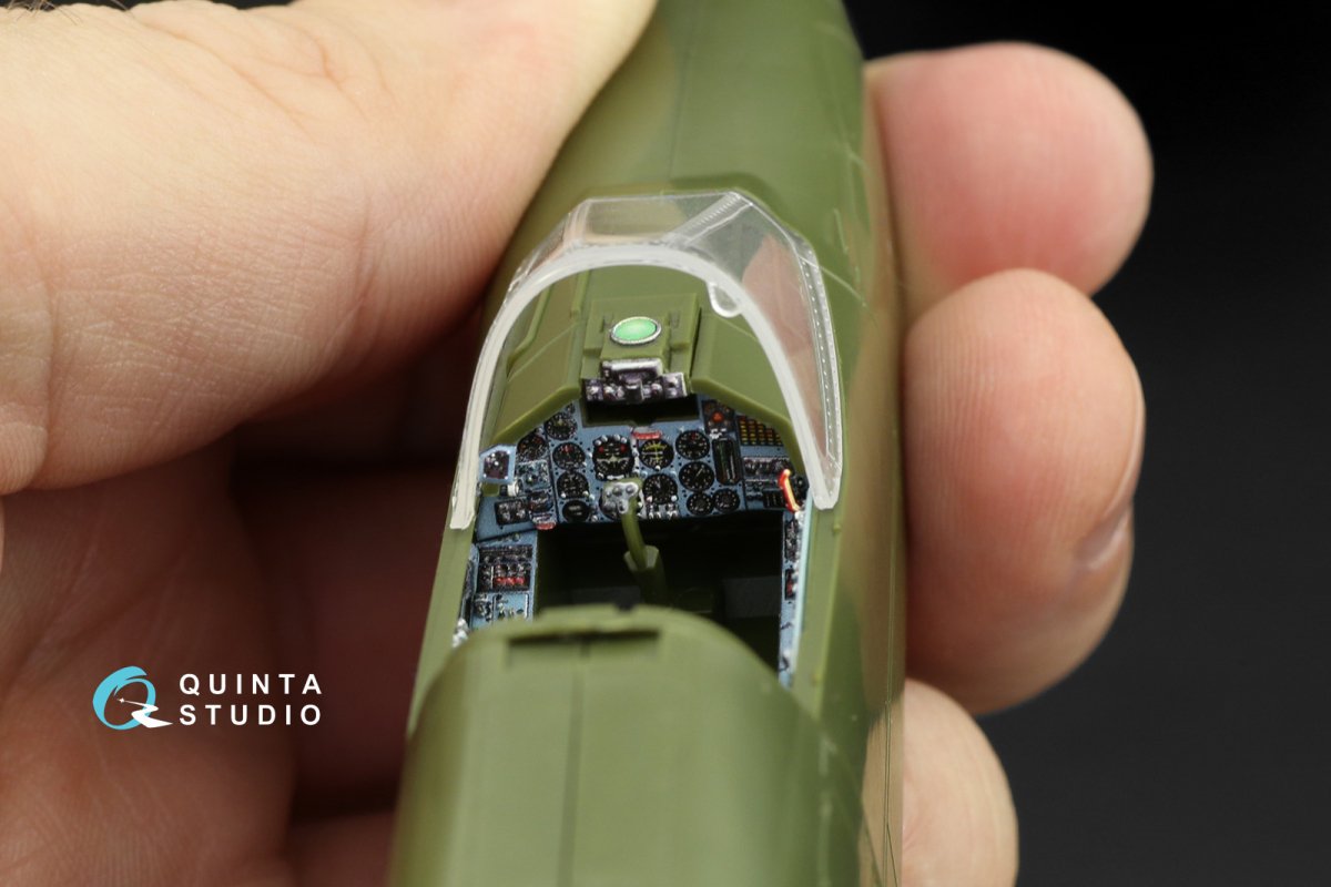 Quinta Studio QDS-48249 Su-25 3D-Printed &amp;amp; colored Interior on decal paper (Zvezda) 1/48 – immagine 5