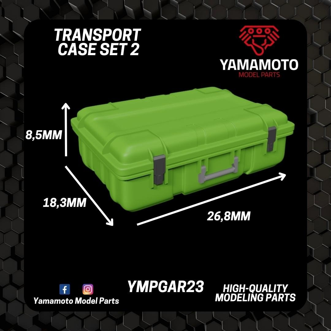 Yamamoto YMPGAR23 Transport Case Set 2 - Type B 1/24 – Bild 2