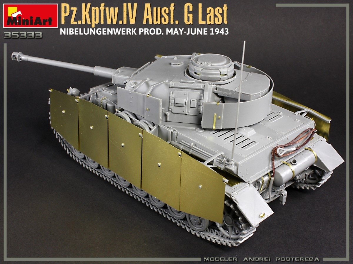 MiniArt 35333 Pz.Kpfw.IV Ausf. G Last/Ausf. H Early. NIBELUNGENWERK PROD. MAY-JUNE 1943. 2 IN 1 INTERIOR KIT 1/35 – Bild 3