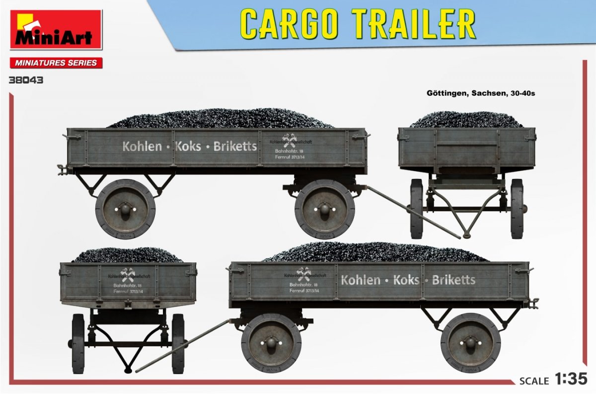 MiniArt 38043 GERMAN CARGO TRAILER 1/35 – Bild 6
