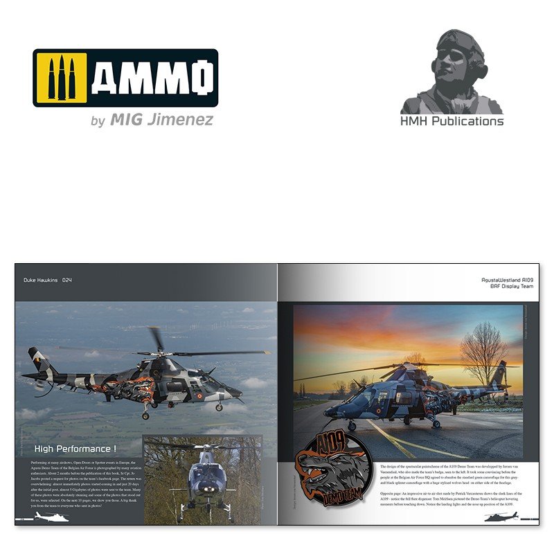 HMH Publications DH-024 Agusta Westland A109 &amp;amp; the Belgian Air Force A109 Display Team ( English version ) – immagine 2
