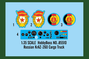 Hobby Boss 85510 Russian KrAZ-260 Cargo Truck 1/35 – Bild 9