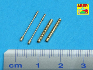 Aber 35L-082 Set of 2 standard barrels for U.S aircraft machine guns cal .50 Browning ANM2 A4 with one part muzzle 1/35 – Bild 2