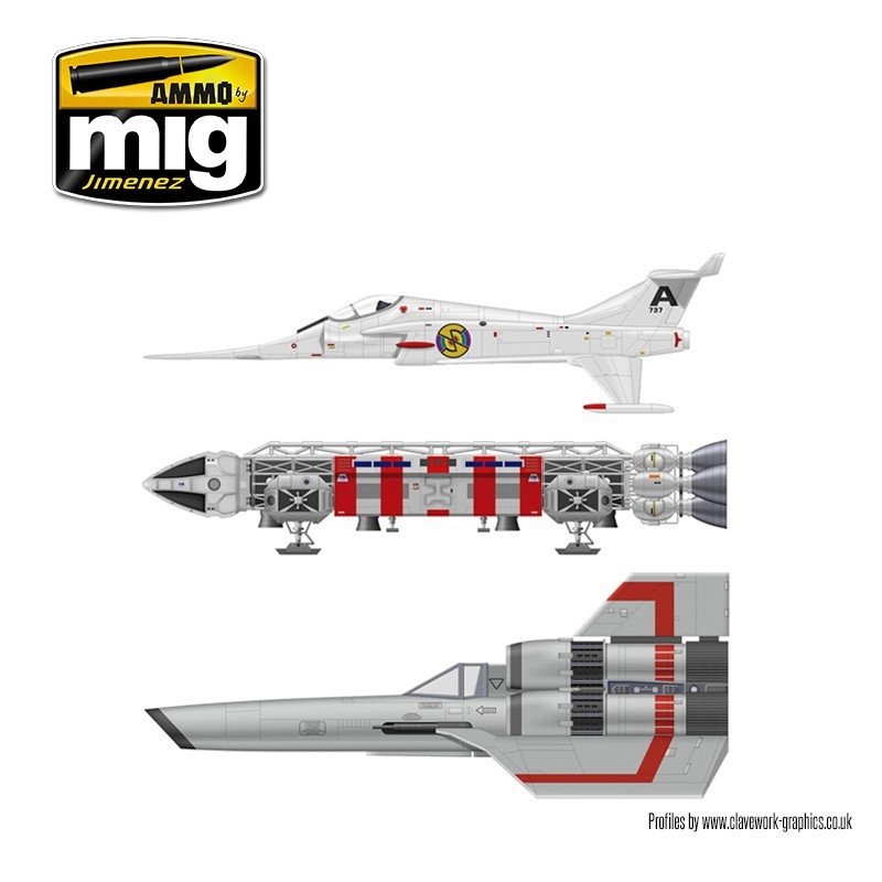 AMMO of Mig Jimenez 7130 STAR DEFENDERS SCI-FI COLORS 6x17ml – immagine 3
