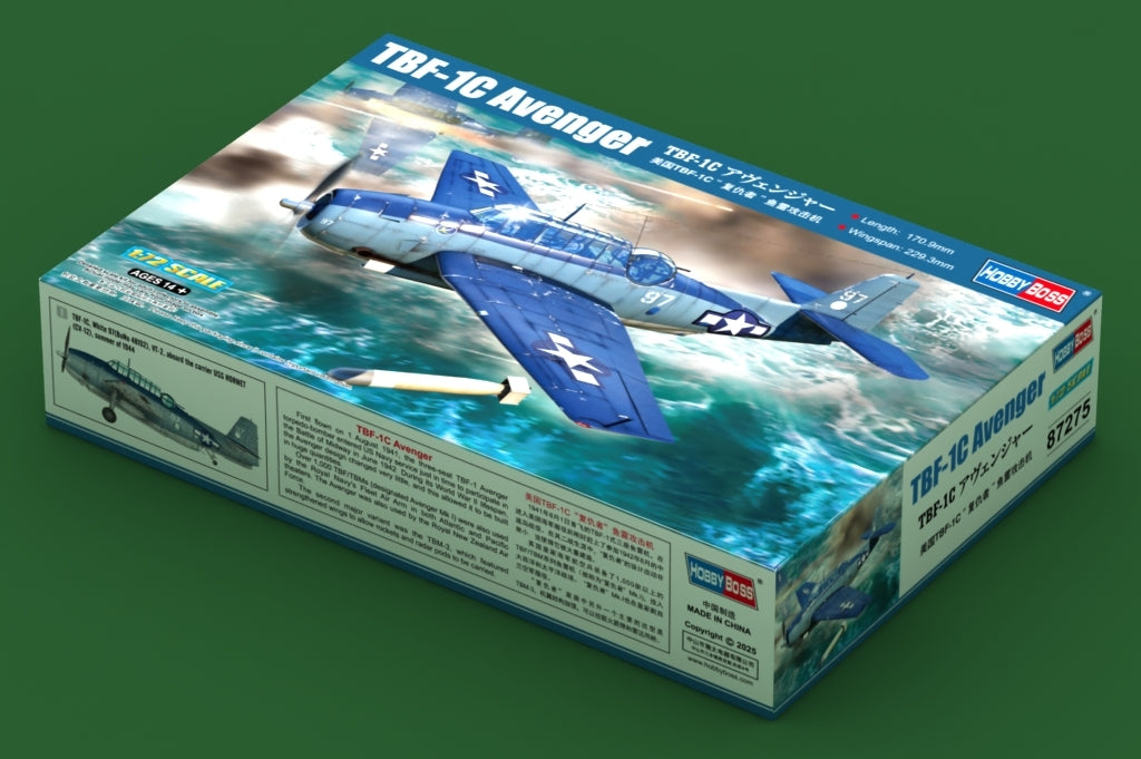 Hobby Boss 87275 TBF-1C Avenger 1/72