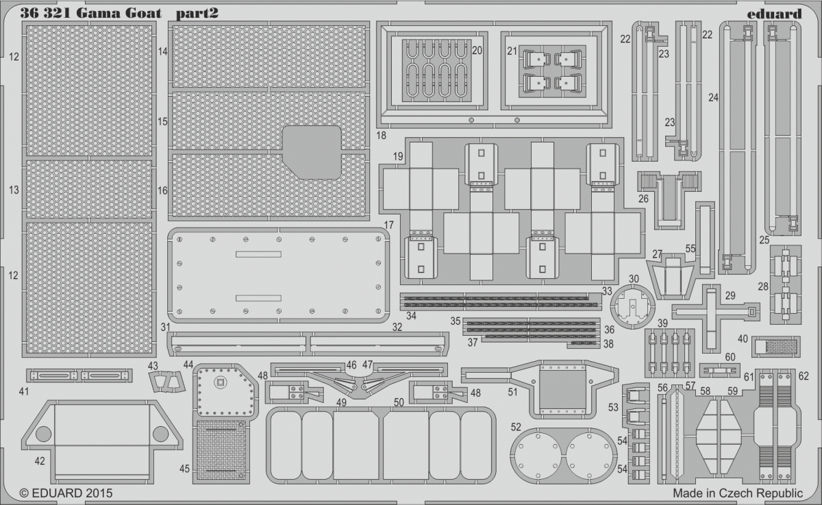 Eduard 36321 Gama Goat TAMIYA 1/35 – Bild 2