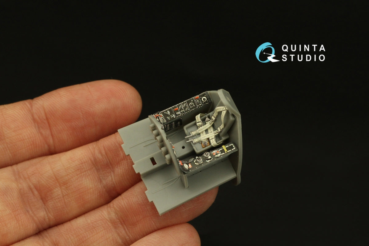 Quinta Studio QD48384 F8F-2 Bearcat 3D-Printed &amp;amp; coloured Interior on decal paper (Hobby Boss) 1/48 – immagine 10