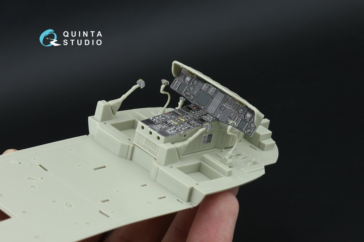 Quinta Studio QDS-35169 SH-60F Seahawk 3D-Printed &amp; coloured Interior on decal paper (Kitty Hawk) (Small version) 1/35