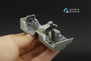 Quinta Studio QD32100 F/A-18F late / EA-18G 3D-Printed &amp;amp; coloured Interior on decal paper (Trumpeter) 1/32 – Bild 13