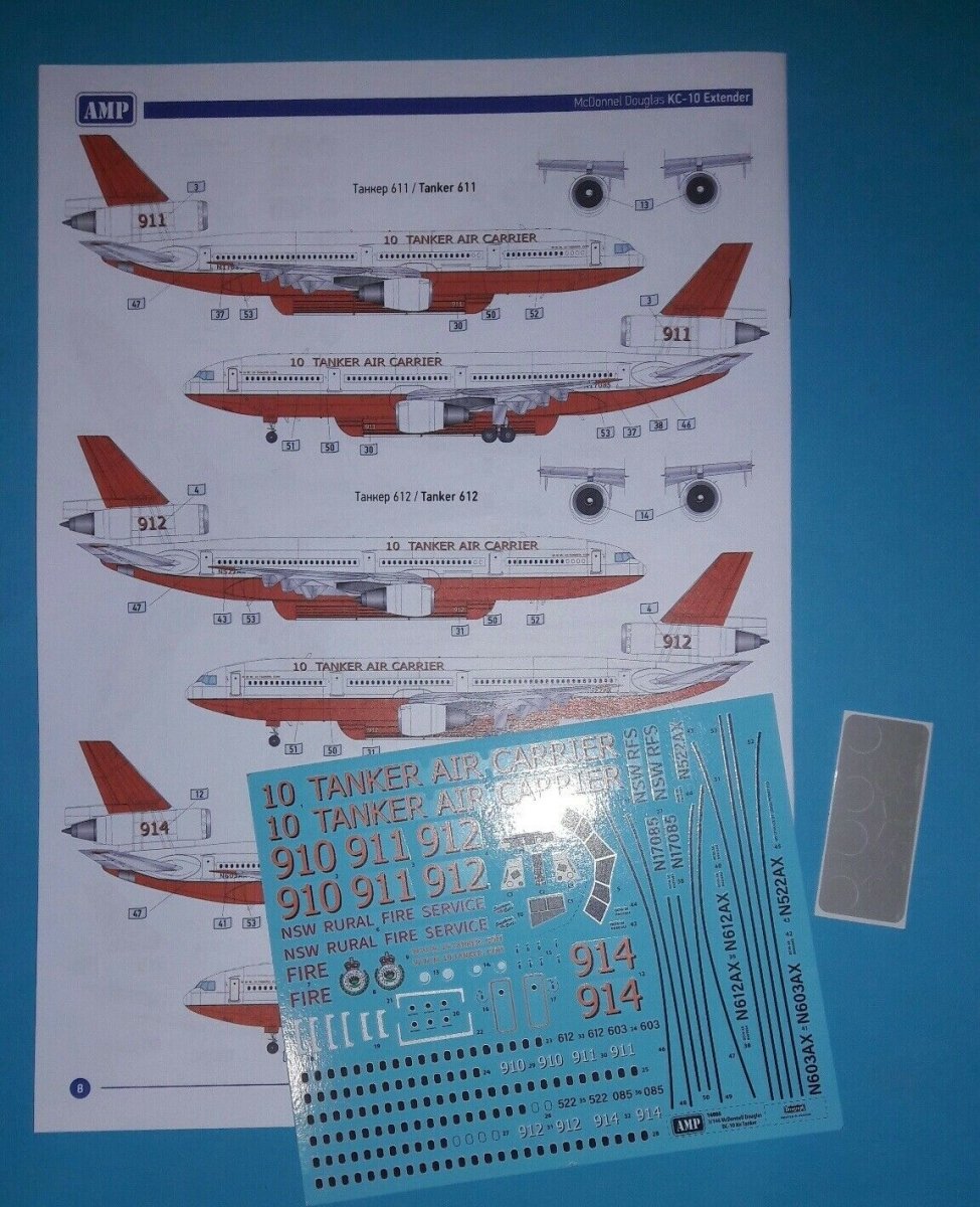 AMP 14405 McDonnell Douglas DC-10 Air Tanker 1/144 – immagine 4