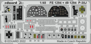 Eduard BIG49349 P-38J TAMIYA 1/48 – imagen 18