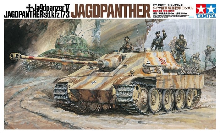 Tamiya 30607 German Tank Destroyer Jagdpanther 1/25