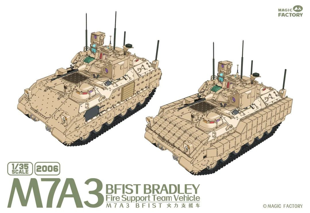 Magic Factory 2006 M7A3 BFIST Bradley Véhicule d&amp;#39;appui-feu 1/35  – image 6