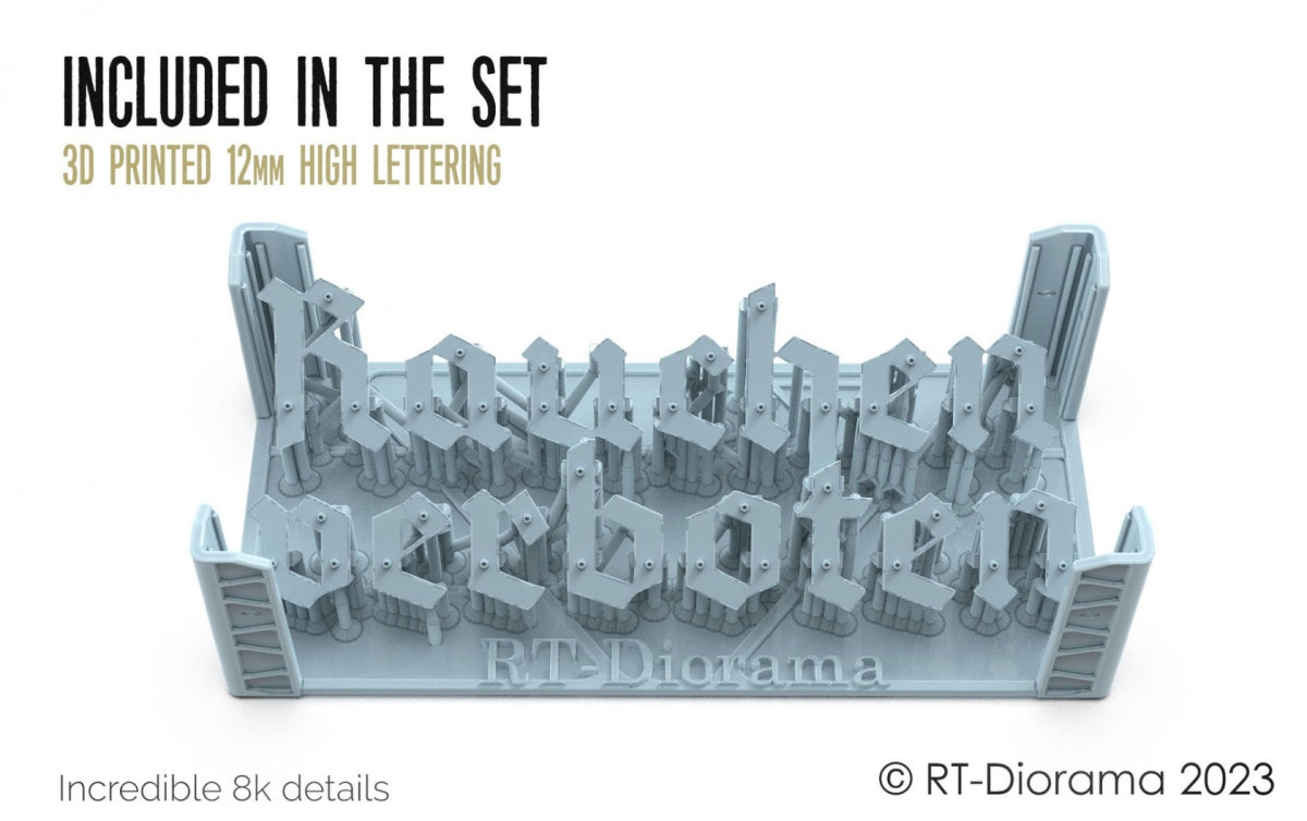 RT-Diorama 35728 Letters Set 3 - &amp;quot;Rauchen Verboten&amp;quot; 1/35 – imagen 2