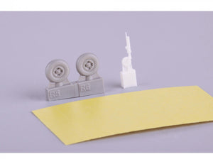 Roues Eduard 672146 Spitfire Mk. VIII - 4 rayons avec pneu lisse EDUARD 1/72 – image 5
