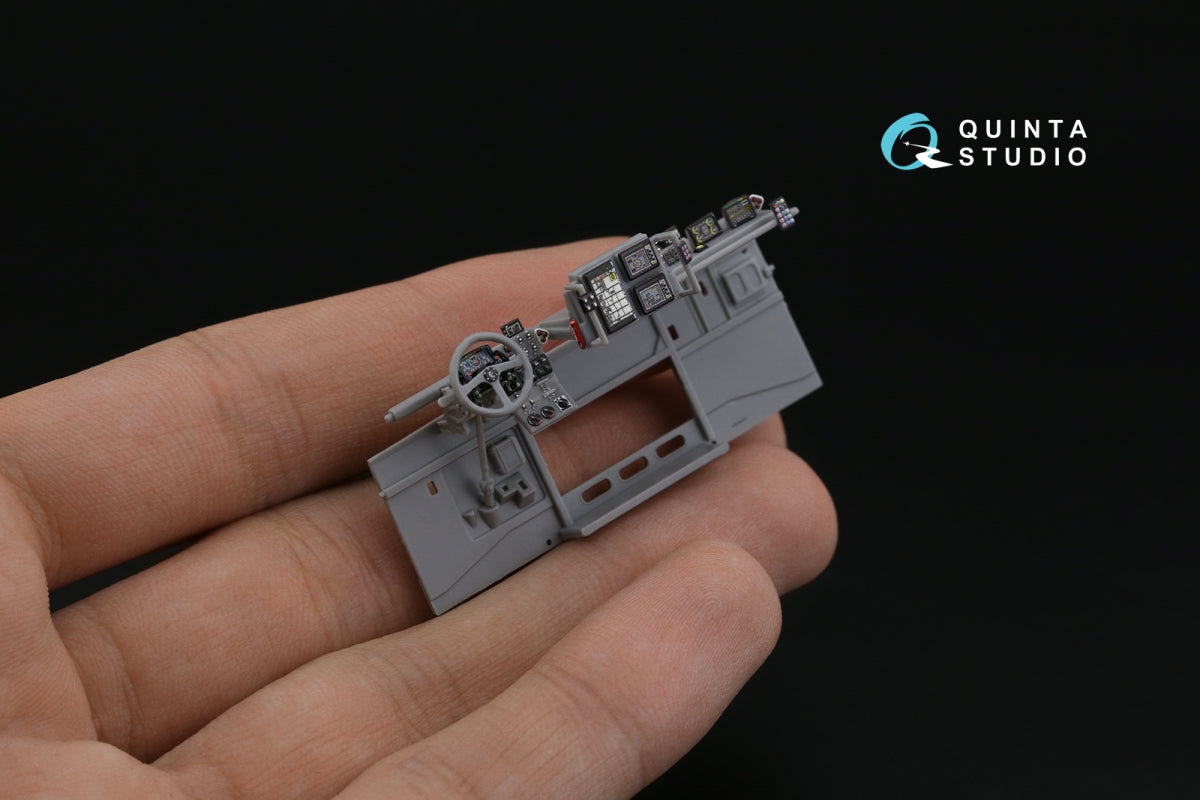 Quinta Studio QDS-43001 KAMAZ-43509 3D-Printed coloured Interior on decal paper (Zvezda) (Small version) 1/43 – immagine 9