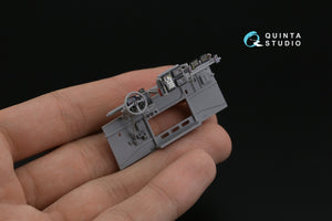 Quinta Studio QDS-43001 KAMAZ-43509 3D-Printed coloured Interior on decal paper (Zvezda) (Small version) 1/43 – immagine 9