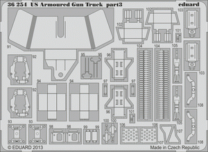 Eduard 36254 US Armoured Gun Truck ITALERI 1/35 – immagine 3