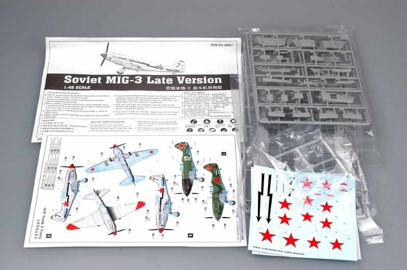 Trumpeter 02831 Soviet MiG-3 Late Version 1/48 – Bild 2