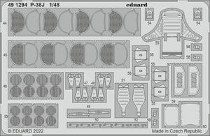 Eduard BIG49349 P-38J TAMIYA 1/48 – imagen 13