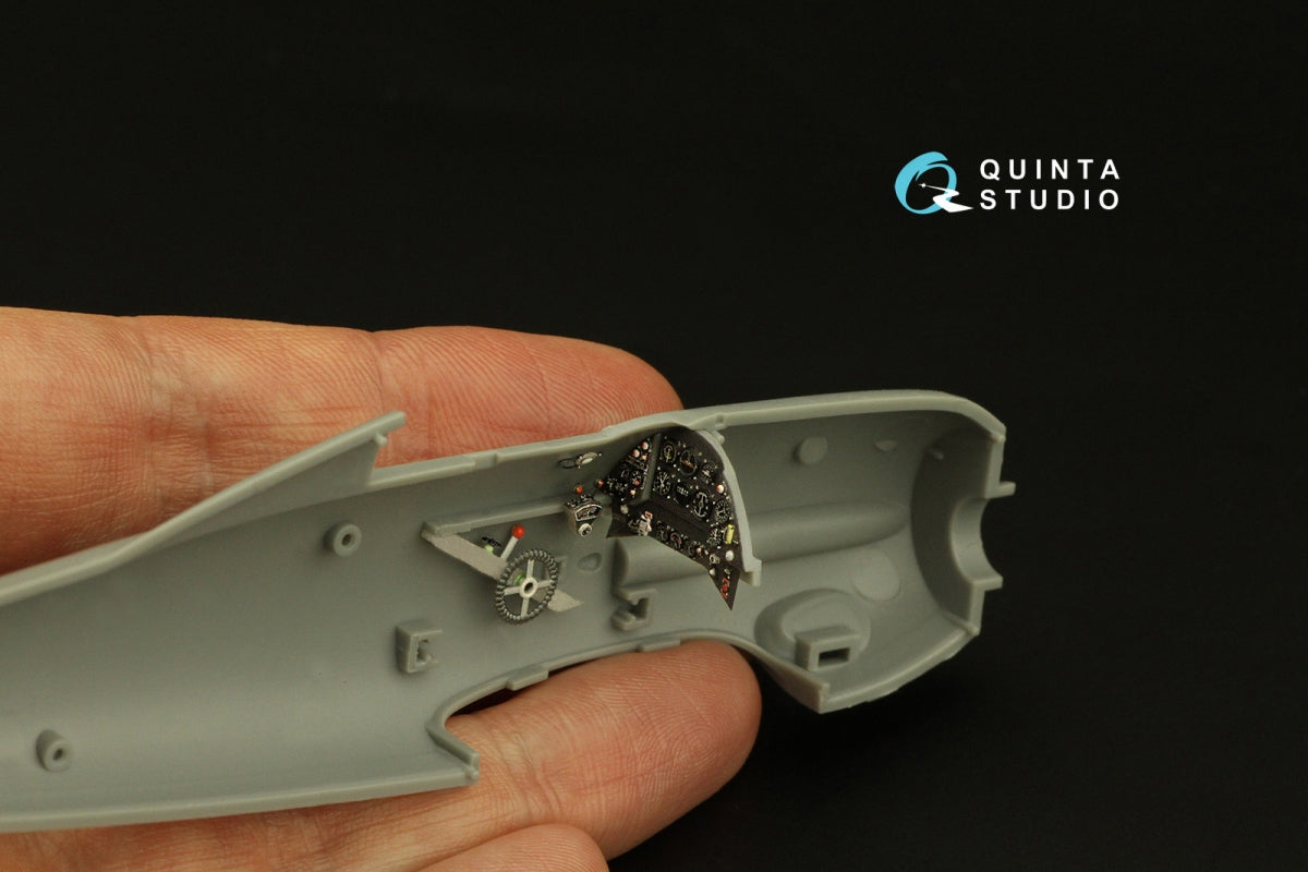 Quinta Studio QD48402 Gloster Gladiator MKII 3D-Printed &amp;amp; coloured Interior on decal paper (I Love Kit) 1/48 – Bild 6
