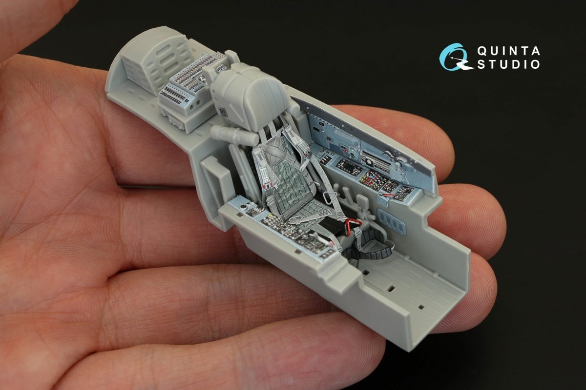 Quinta Studio QD32022 MiG-29SMT 3D-Printed &amp;amp; coloured Interior on decal paper (for Trumpeter kit) 1/32 – immagine 8
