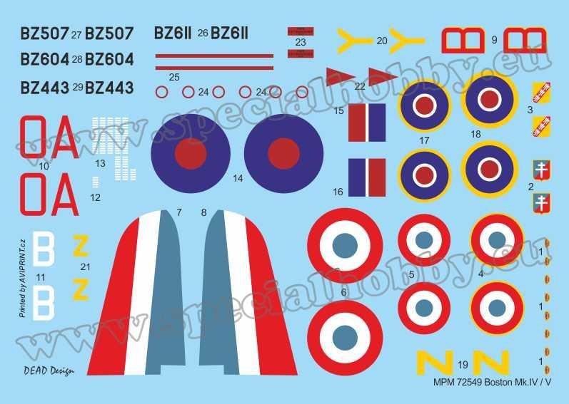 Special Hobby 72413 Boston Mk. IV/ V &amp;#39;The Last Version in RAF and Free French Service&amp;#39; 1/72 – zdjęcie 2