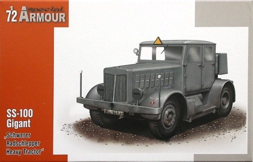 Armure spéciale 72001 SS-100 Gigant Schwerer Radschlepper/ Heavy Tra. (1/72)