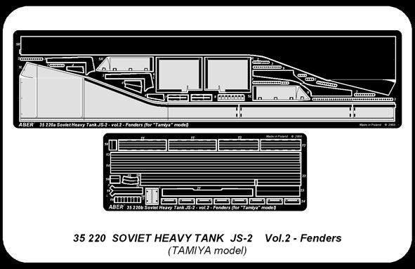 Aber 35220 Char lourd soviétique JS-2 - vol. 2 - jeu supplémentaire - ailes (1/35) – image 5