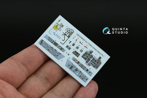Quinta Studio QD+48409 Su-17UM3 3D-Printed &amp;amp; colored Interior on decal paper (Hobby Boss) (with 3D-printed resin parts) 1/48 – image 11
