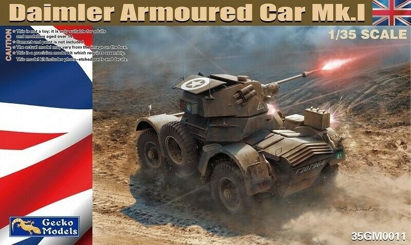 Gecko Models 35GM0011 Voiture blindée Daimler Mk. 1 1/35