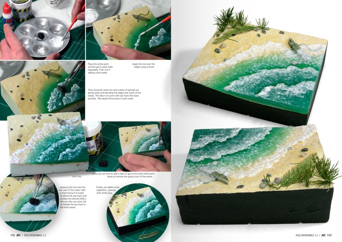 AK Interactive AK8050 DIORAMAS F.A.Q 1.2 EXTENSION – WATER, ICE &amp;amp; SNOW (English) – Bild 2