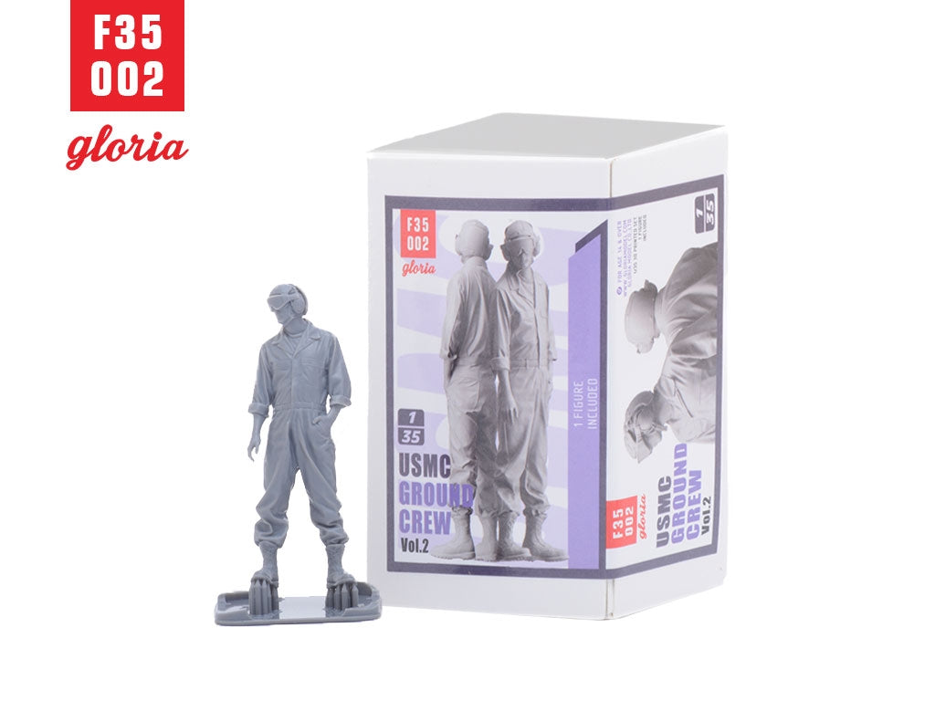 Gloria F35002 USMC Ground Crew Type 2 3D Printed Figures 1/35 – immagine 3