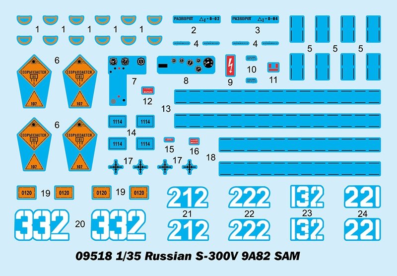 Trumpeter 09518 Russian S-300V 9A82 SAM 1/35 – imagen 4